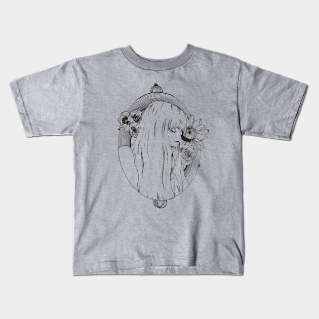 Joni Mitchell Kids T-Shirt by oliromi